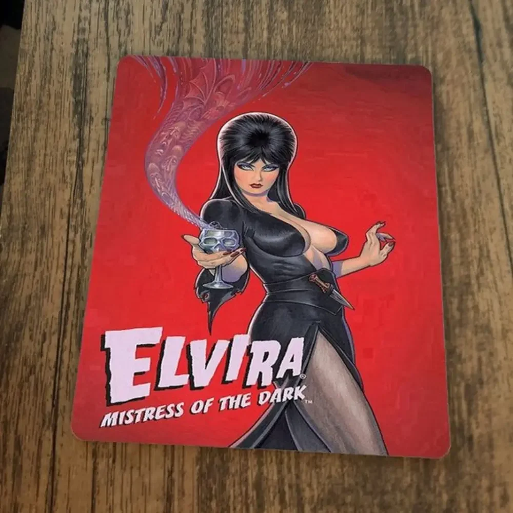 Red Elvira Mistress of the Dark Mouse Pad